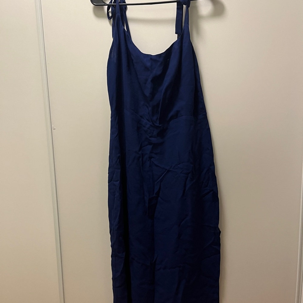 Reformation Blue Besse Dress